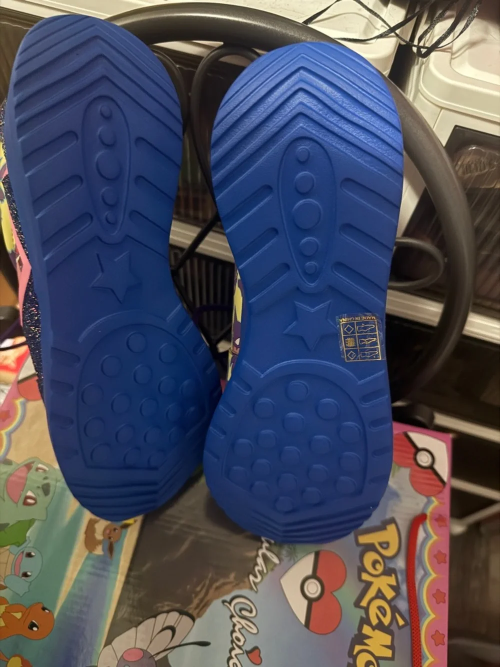 Irregular Choice Spooky Days Yellow Purple Blue Gengar Pokémon Athletic Shoes - Picture 4 of 4